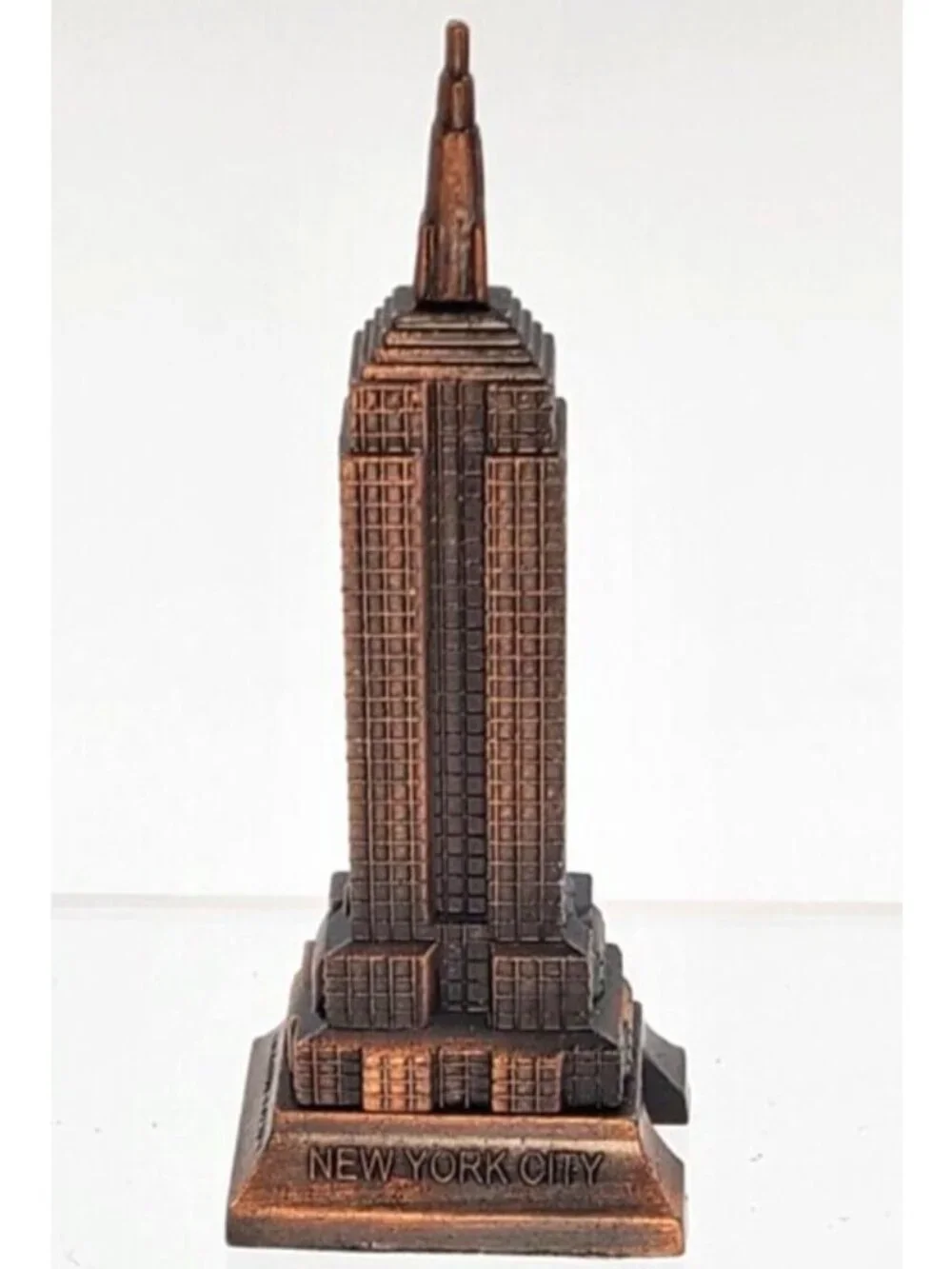 Empire State Building Die Cast Pencil Sharpener New York City Copper Plated